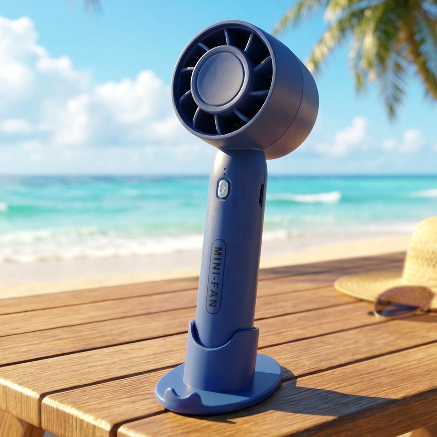 Rechargeable Mini Handheld Fan (1 Pc)